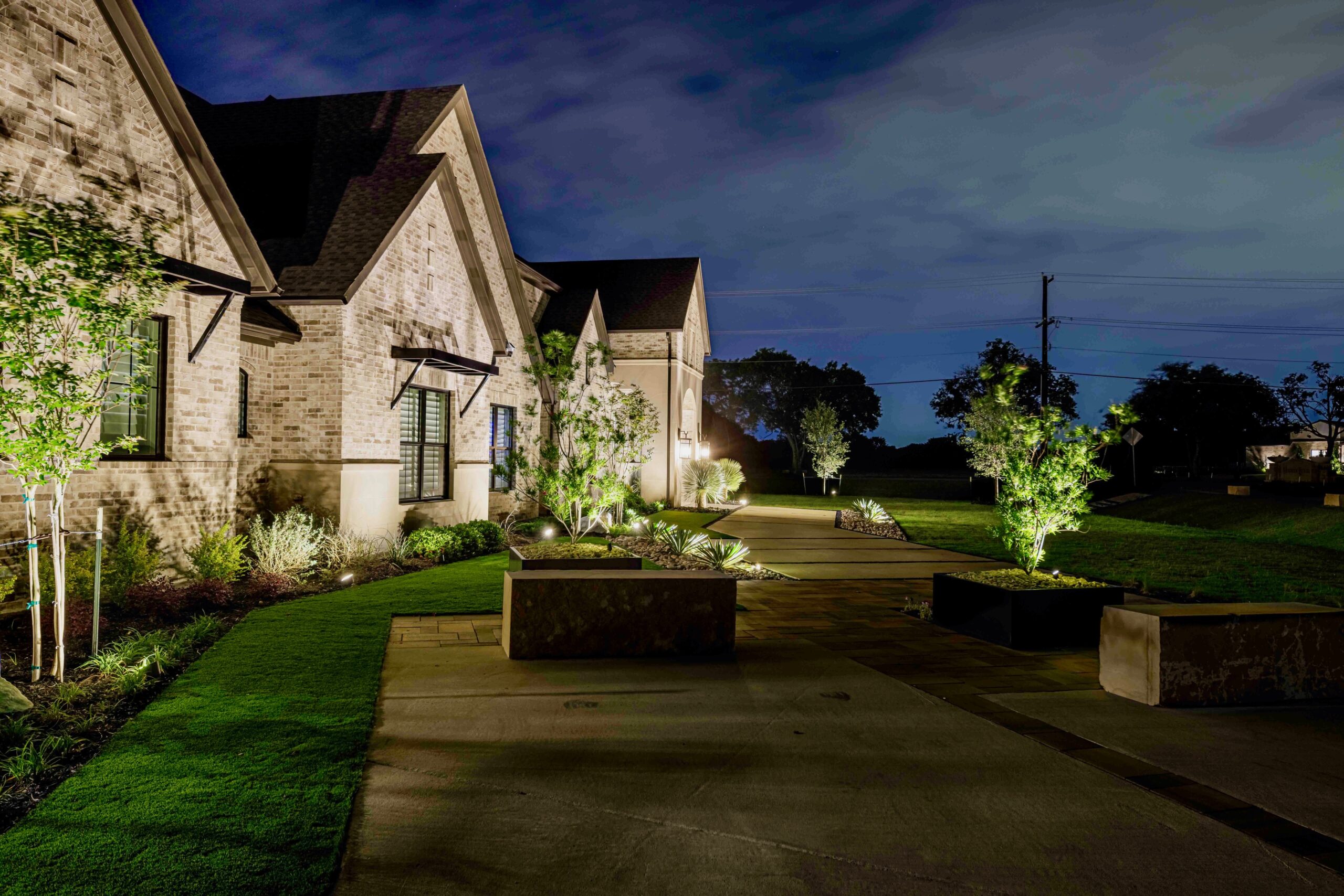 Luxury Landscape Lighting in Lucas Texas