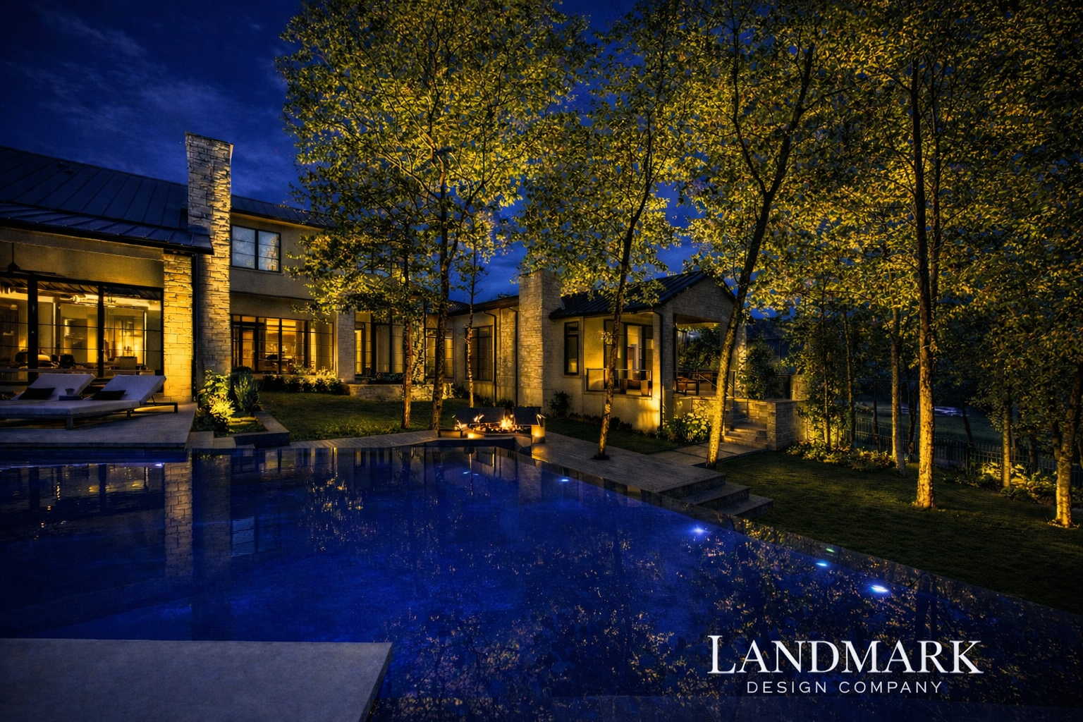Luxury Landscape Lighting in Fairview-Tx