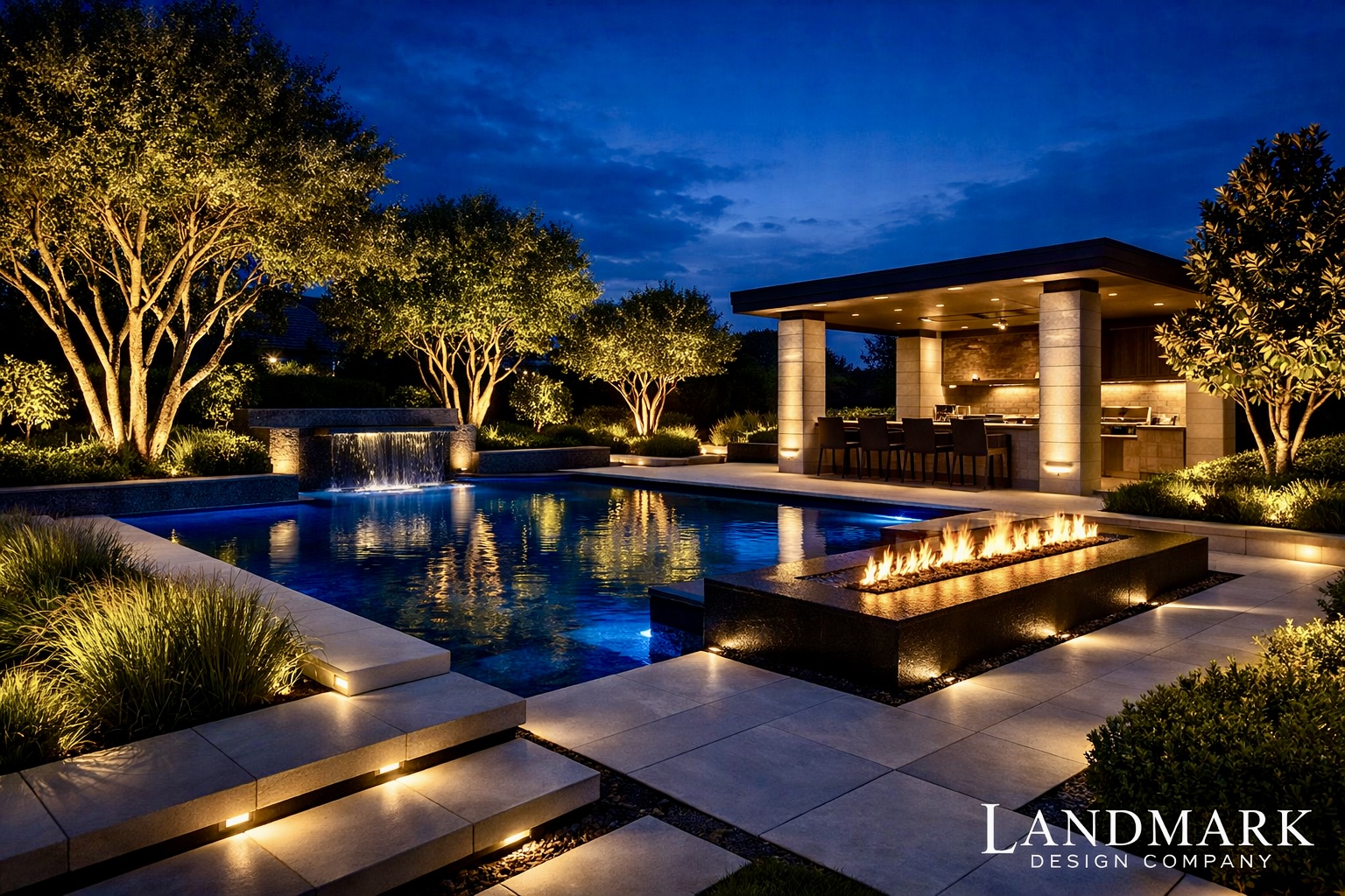 Luxury Landscape Lighting in Frisco Tx