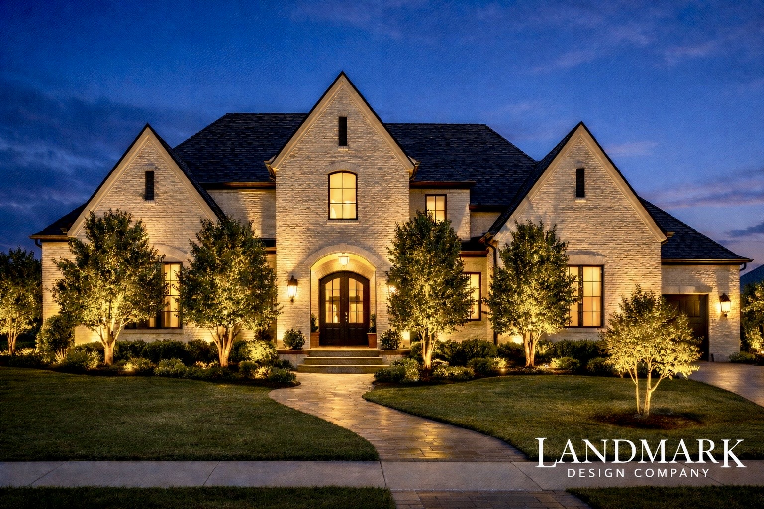 Luxury Landscape Lighting in Frisco Tx