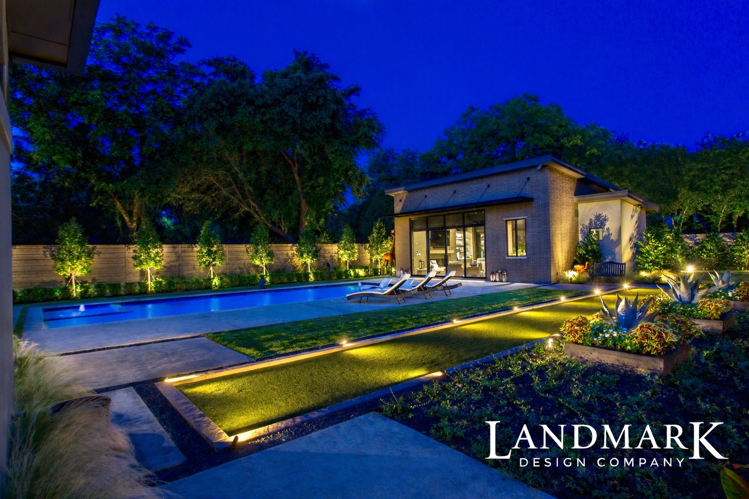 Luxury Landscape Lighting in Preston Hollow Tx