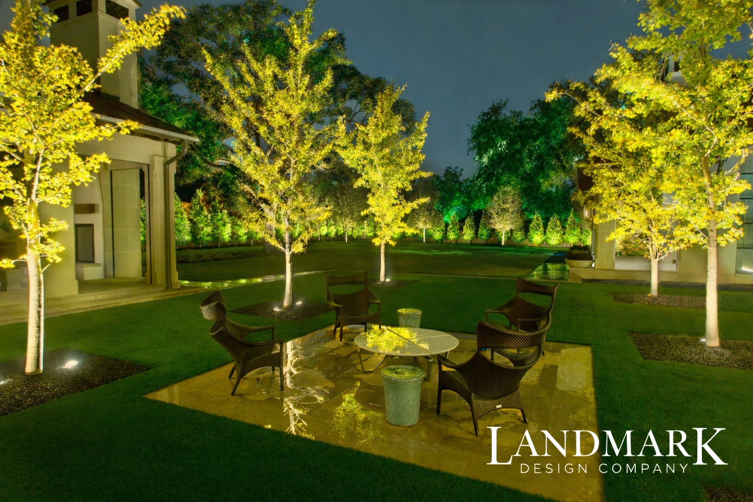 Luxury Landscape Lighting in Preston Hollow Tx