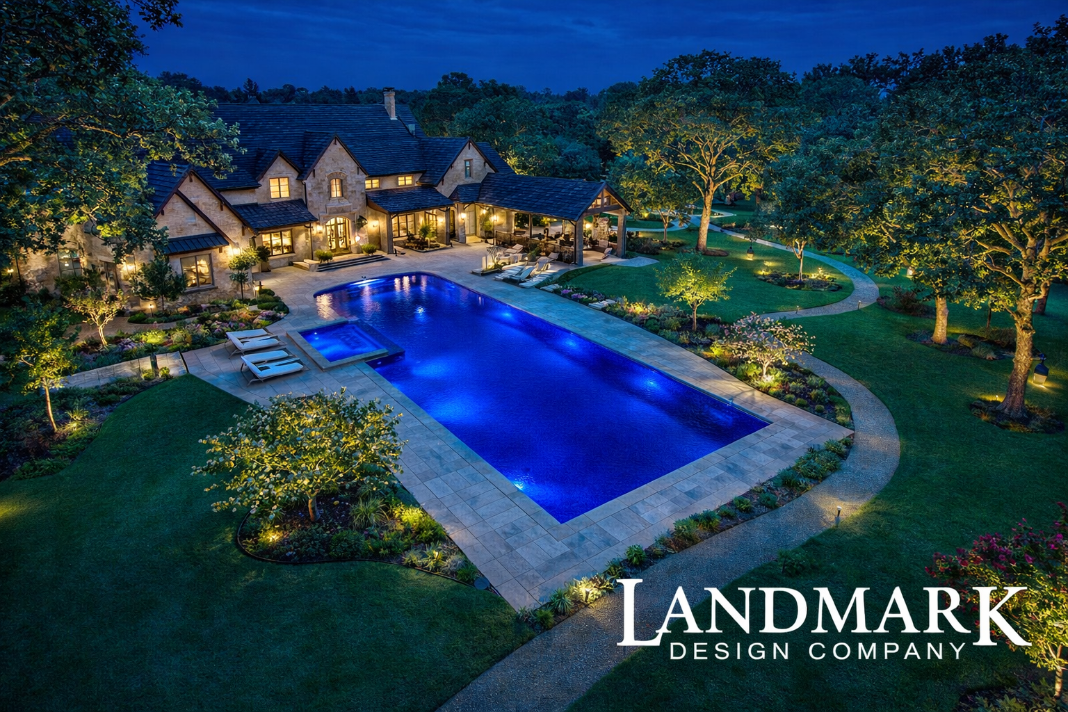 Luxury Landscape Lighting in Southlake Tx