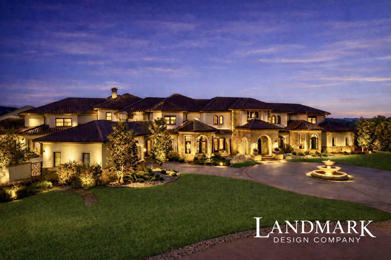Luxury Landscape Lighting in Southlake Tx