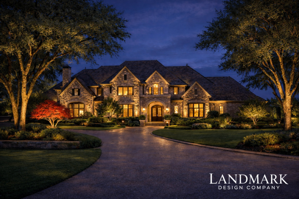 Luxury Landscape Lighting in West Plano Tx