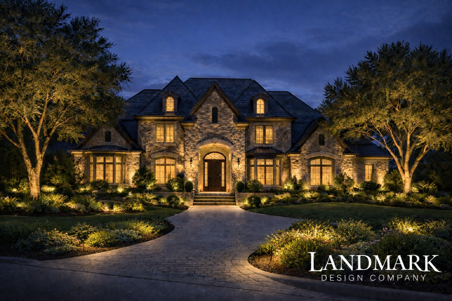 Luxury Landscape Lighting in West Plano Tx