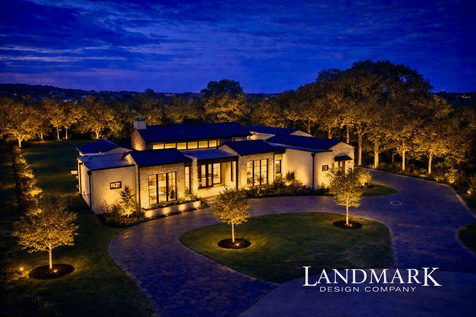 Luxury Landscape Lighting in Westlake Tx